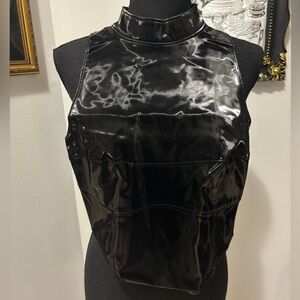 NWT Dolls Kill / Darker Wavs Diatonic Mock Neck Tank